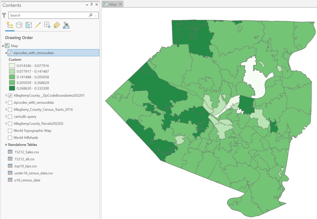 neighborhoods with evictions